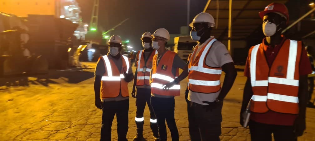 Visite nocturne chantier Senegal